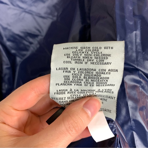 Levi’s striped colorblock sam cropped puffer jacket size xl - Picture 4 of 12